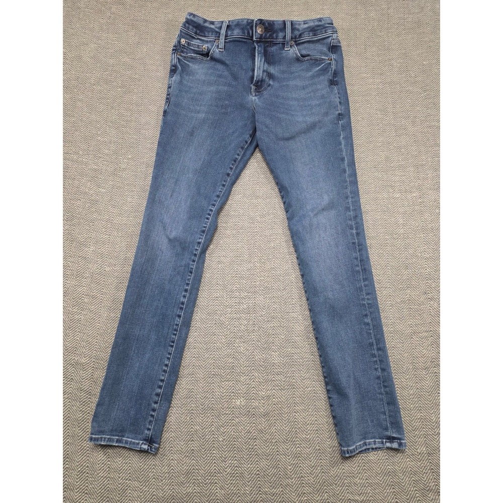 EXPRESS Skinny Ultra Hyper Stretch Blue Denim Jeans Women's 28x30